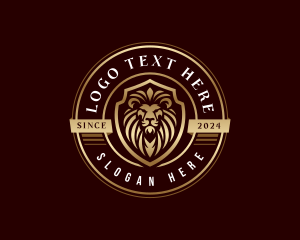 Royalty Crest Lion logo