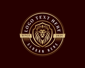 Royalty Crest Lion Logo