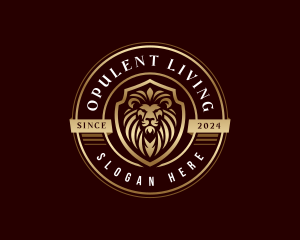 Royalty Crest Lion logo design