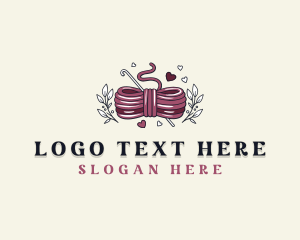 Crochet Yarn Knitting  Logo