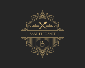 Elegant Gourmet Restaurant logo design