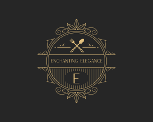 Elegant Gourmet Restaurant logo design