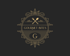 Elegant Gourmet Restaurant logo design