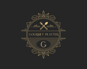 Elegant Gourmet Restaurant logo design