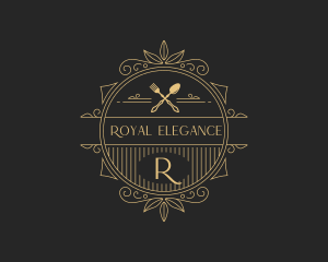 Elegant Gourmet Restaurant logo design