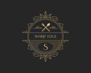 Elegant Gourmet Restaurant logo design