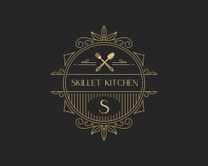 Elegant Gourmet Restaurant logo design