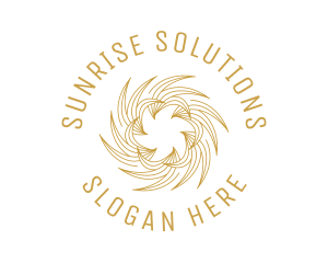 Sun Grass Emblem logo