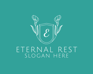 Flower Shield Wellness Spa logo design