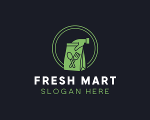 Grocery Supermarket Bag logo