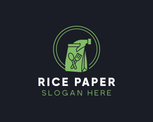 Grocery Supermarket Bag logo design