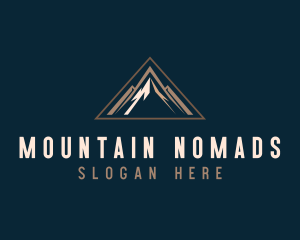 Mountain Triangle Peak logo design