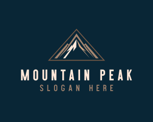 Mountain Triangle Peak logo design