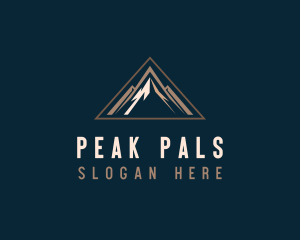 Mountain Triangle Peak logo design