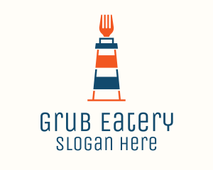 Fork Lighthouse Restaurant  logo design