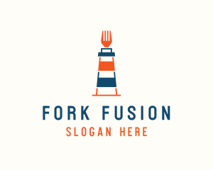 Fork Lighthouse Restaurant  logo design