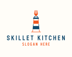 Fork Lighthouse Restaurant  logo design