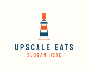 Fork Lighthouse Restaurant  logo design