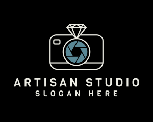 Diamond Camera Photography logo design