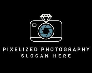 Diamond Camera Photography logo design