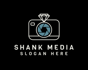 Diamond Camera Photography logo design