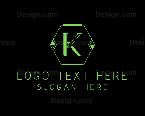 Tech Gaming Letter K Logo