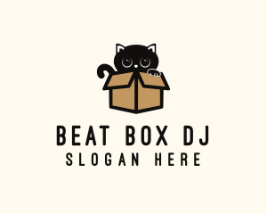 Pet Cat Box logo design