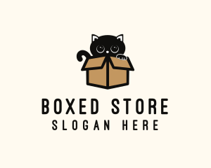 Pet Cat Box logo design