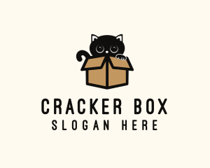 Pet Cat Box logo design