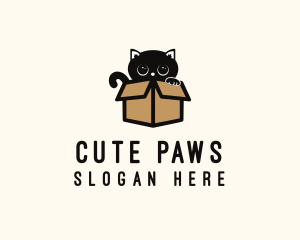 Pet Cat Box logo design