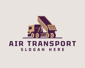 Dump Truck Construction logo design