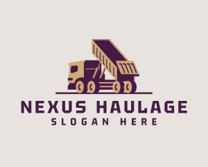 Dump Truck Construction logo design