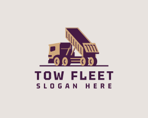 Dump Truck Construction logo design