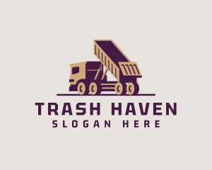 Dump Truck Construction logo design