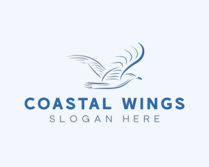 Flying Aviary Bird logo design