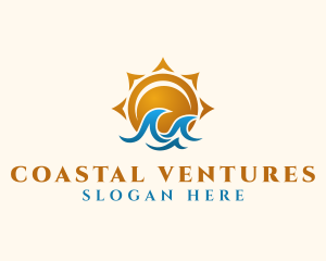 Summer Sea Resort logo design