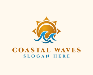 Summer Sea Resort logo design