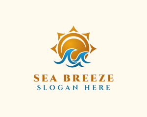 Summer Sea Resort logo design