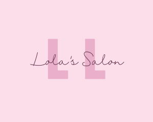 Feminine Beauty Salon Cosmetics logo design