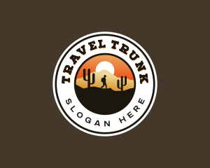 Outdoor Travel Hiking logo design