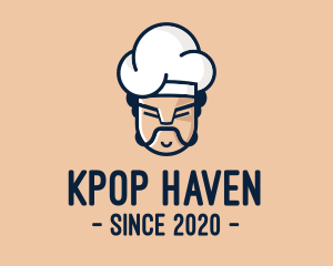 Angry Chef Face  logo design