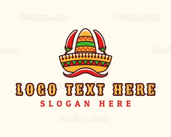 Mexican Sombrero Restaurant Logo