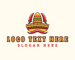 Mexican Sombrero Restaurant Logo