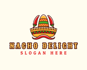 Mexican Sombrero Restaurant logo design