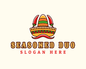 Mexican Sombrero Restaurant logo design