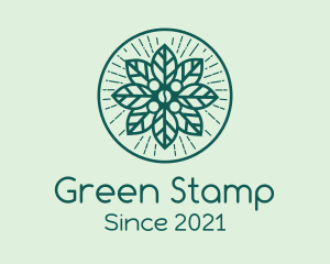 Green Coffee Plant logo design