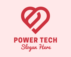 Romantic Heart Lover Logo