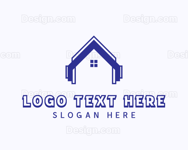 Roof Builder Construction Logo