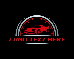 Racing Car Automobile logo