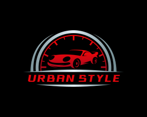 Racing Car Automobile logo